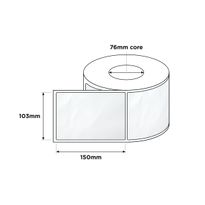 Thermal Transfer Labels 76mm Core 103x150mm White 980/RL