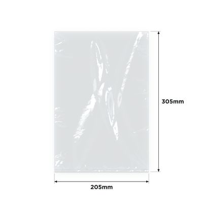 Poly Bag LDPE 205x305mm  75um 1000/ctn