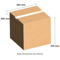 Brown Carton 390mm x 390mm x 370mm