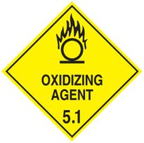 Labels OXIDISING AGENT 5.1 100x100mm (500)