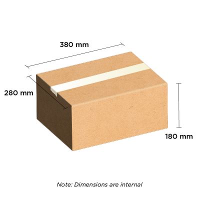 Brown Carton 380mm x 280mm x 180mm