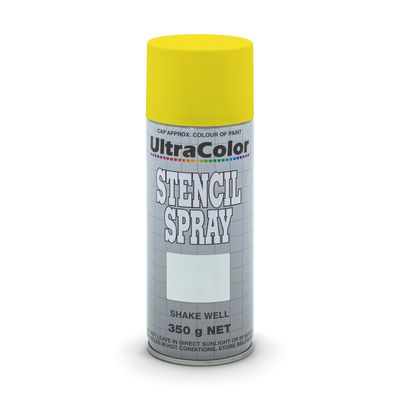 Stencil Spray Yellow 350gram