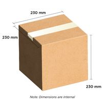 Brown Carton 230mm x 230mm x 230mm