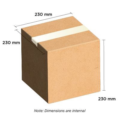 Carton Brown 230x230x230mm