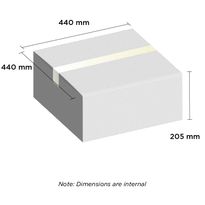 White Carton 440mm x 440mm x 205mm