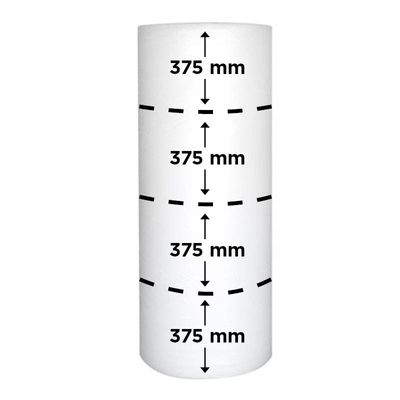 Bubble Film 10mm 1.5mx100m Slit 4x375mm