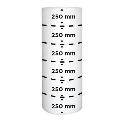 Bubble Film 10mm 1.5mx100m Slit 6x250