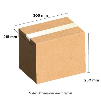 Brown Carton 305mm x 215mm x 250mm [Std A4]
