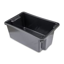 Order Picking Trolley Accessory - Black Recycled Crate