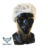 Valiant Crimped Hairnets White (1000)