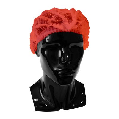 VALIANT Crimped Hairnets Red (1000)