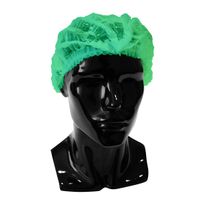 VALIANT Crimped Hairnets Green (1000)
