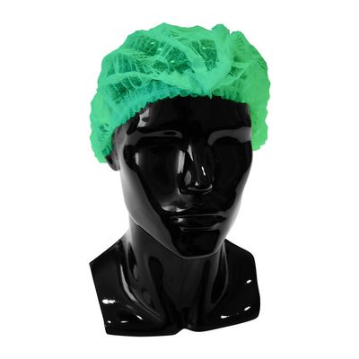 VALIANT Crimped Hairnets Green (1000)