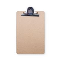 Clip Board Masonite Foolscap, Heavy Clip