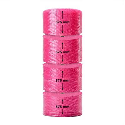Anti-Static Bubble Film 1.5mx100m, Slit 4x375mm