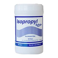 Isopropyl Disinfectant Wipes, 100 Wipes