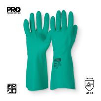 Green Nitrile Chemical Glove 33cm XXL