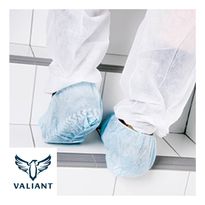 Valiant Non-Skid PP Shoe Covers XL Blue 500/ctn