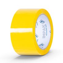 IMPAK Coloured Packaging Tape 50mmx66m Yellow