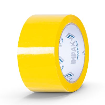 Coloured Packaging Tape Impak® 50mmx66m Yellow