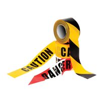 Barricade Tape Red/White 75mmX100m