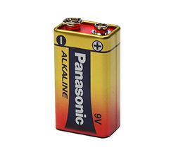 Batteries Panasonic Alkaline 9Volt 10/pk