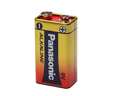 Batteries Panasonic Alkaline 9Volt 10/pk