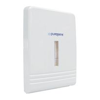 Compact Hand Towel Dispenser, White Plastic