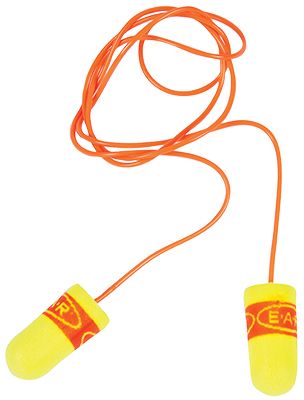 Earplugs EARsoft Yellow SuperFit Corded REG (200prs)