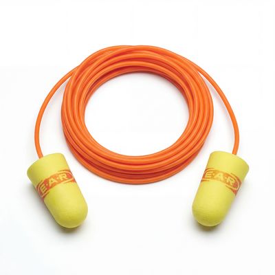 Earplugs EARsoft Yellow SuperFit Corded REG (200pairs)