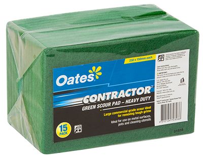 Scourer Pad Oates #103V 230x150mm 180/ctn