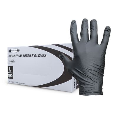 NITRILE GLOVES BLACK