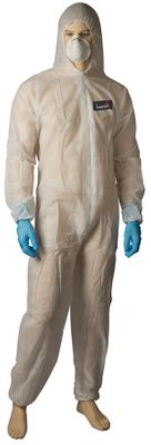 Coverall SMS Type 5/6 White XXL