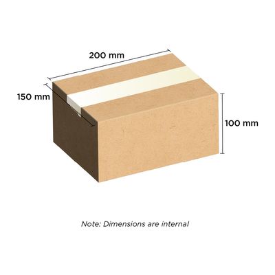 Brown Carton 200mm x 150mm x 100mm