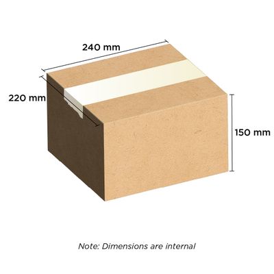 Carton Brown 240x220x150mm