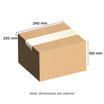 Brown Carton 240mm x 220mm x 150mm