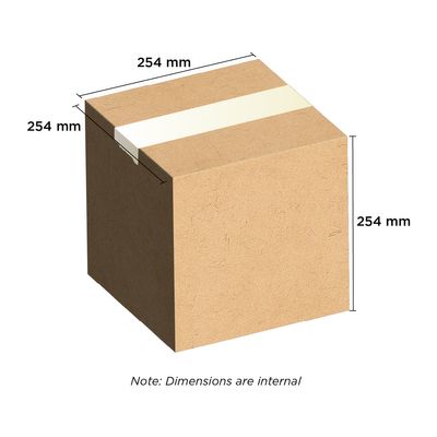 Brown Carton 254mm x 254mm x 254mm