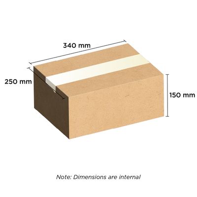 Brown Carton 340mm x 250mm x 150mm