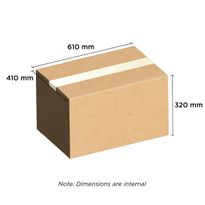 H/Duty Carton Brown 610mm x 410mm x 320mm