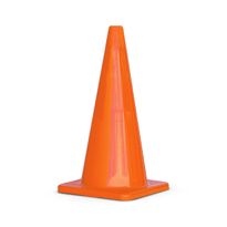 Traffic Cone Orange PVC 700mm