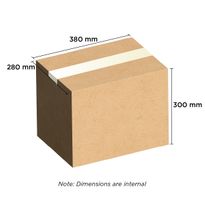 Brown Carton 380mm x 280mm x 300mm [4 x 5L Bottles]