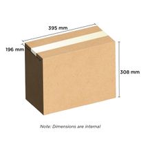 Brown Carton 395mm x 196mm x 308mm [3 x 5L Bottles]