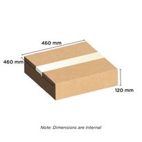 H/Duty Carton Brown 460mm x 460mm x 120mm