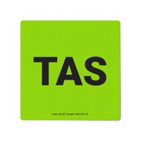 State Label TAS Green 100x100mm 500/RL