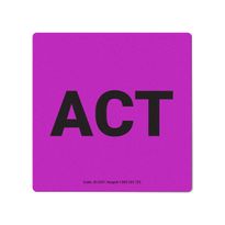 State Label ACT Purple 100x100mm 500/RL
