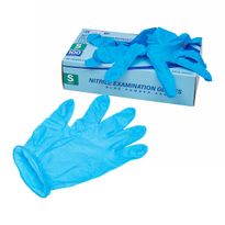 Nitrile Gloves Blue PF MEDIUM (100)