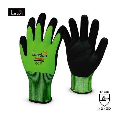 Soroca Cut Resistant Glove High Vis Green Size 7