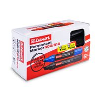 Pentel N50XL Jumbo Permanent Marker Pens Black 6/pk