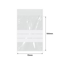 IMPAK Press Seal Bags WOP 75x100mm 1000/ctn