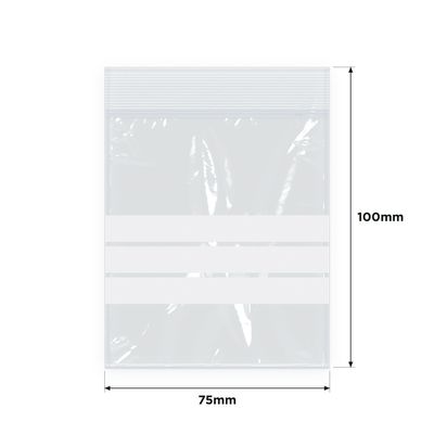 IMPAK Press Seal Bags WOP 75x100mm 1000/ctn